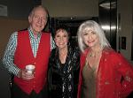 Fellow Opry members George Hamilton IV and Emmylou Harris backstage at the Ryman
